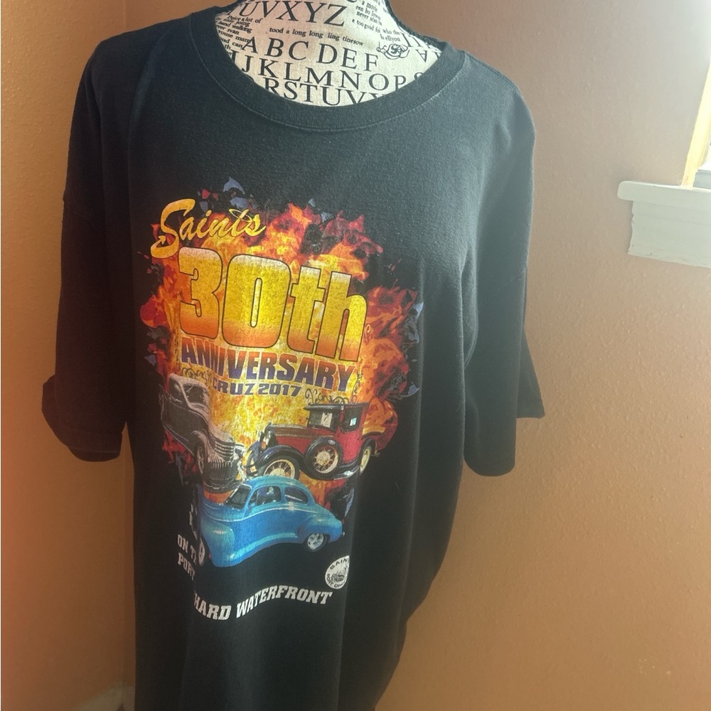 Saints Car Club 30th Anniversary Cruz 2017 Port Orchard Hot Rod T-Shirt